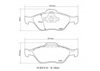 BREMBO SPOR PAD FORD FİESTA ÖN BALATA 07.B314.43