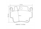 BREMBO SPOR PAD PORSCHE ÖN BALATA 07.B314.15