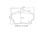 BREMBO SPOR PAD PORSCHE ÖN BALATA 07.B314.18