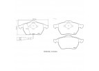 BREMBO SPOR PAD VAG ÖN BALATA 07.B314.54