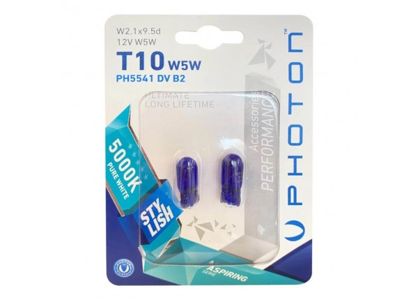 Photon T10 W5W 12V XEN VISION BLISTER (2`Lİ) PH5541 DV B2