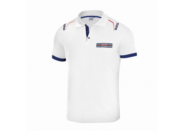 SPARCO MARTİNİ RACİNG POLO EMBROIDERIES BEYAZ T-SHİRT S BEDEN