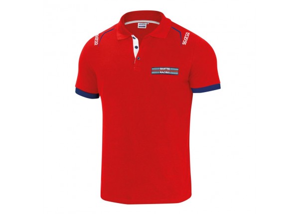 SPARCO MARTİNİ RACİNG POLO EMBROIDERIES KIRMIZI T-SHİRT XL BEDEN