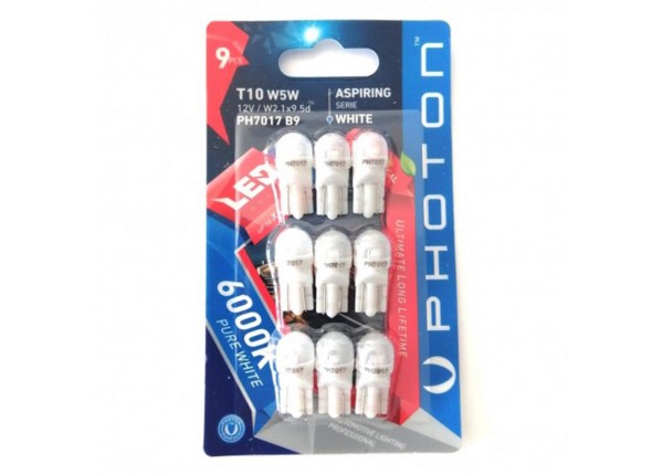 Photon T10 W5W LED (9`LU BLISTER) PH7017 B9