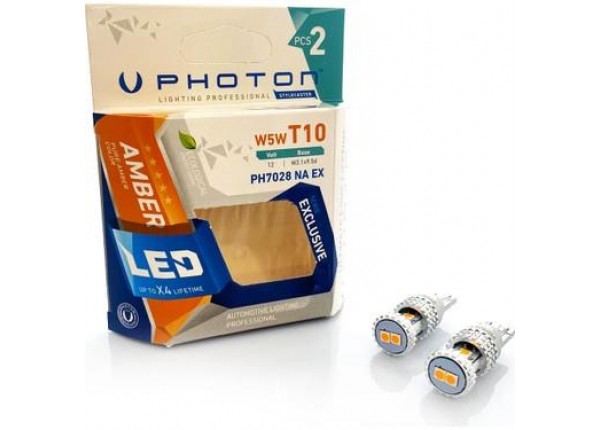 Photon W5W 15SMD AMBER 12V EXCLUSIVE CB PARK LED PH7028 NA EX