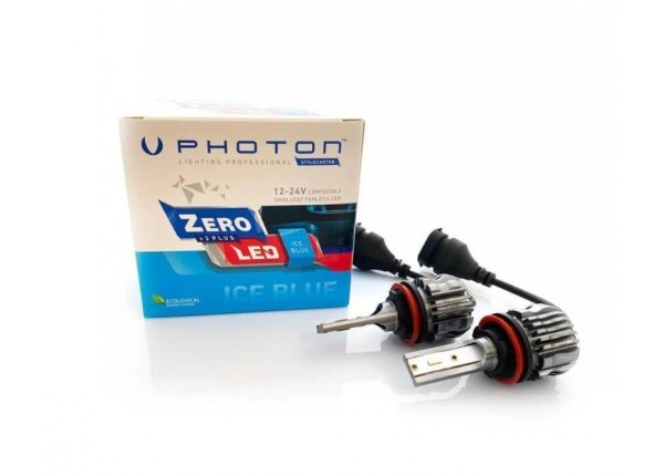 Photon ZERO H8/H9/H11/H16 ICE BLUE +3 PLUS FANSIZ LED 12V-24V ZR3729 IB